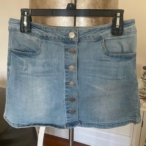 SWS Light-wash Denim Skirt, Size M